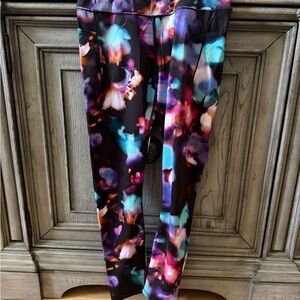 Abstract Watercolor Print Leggings Size 10/12! NWT!